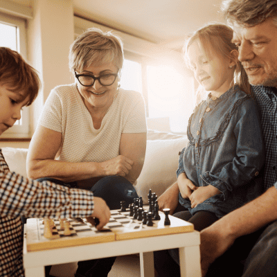 Shared hobbies between grandparents and grandkids